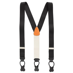 Solid Suspenders - Black